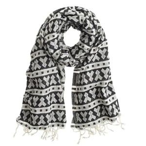J. Crew Geo-Print Scarf EUC